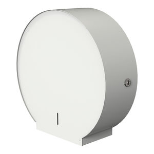 distributeur de papier toilette mural / en acier / professionnel