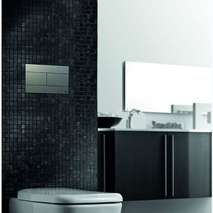 bouton de chasse d'eau double