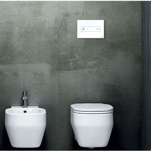 bouton de chasse d'eau double