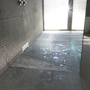bonde de douche en acier inox