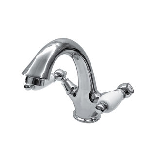 mélangeur pour vasque / à poser / en laiton / de salle de bain