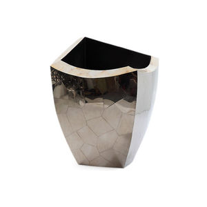 vase contemporain / en inox