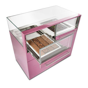 vitrine réfrigérée comptoir / armoire / pour chocolats / pour commerce