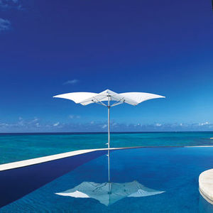 parasol professionnel / en tissu / en aluminium