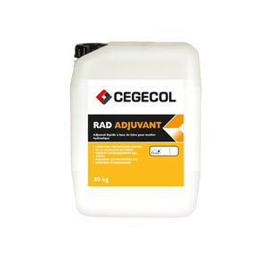 adjuvant plastifiant / pour chape / pour mortier