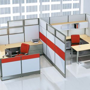 séparateur de bureau au sol