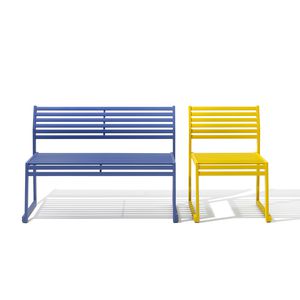 banc public / contemporain / en métal / modulaire