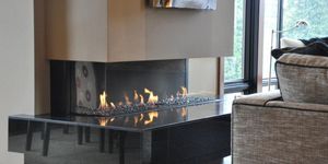 cheminée à gaz