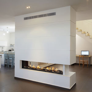 cheminée à gaz