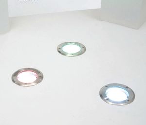 luminaire encastrable au sol / à LED / rond / d'extérieur