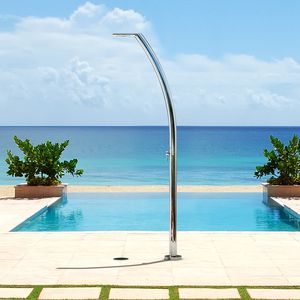 douche de jardin en acier inoxydable