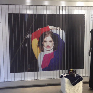 panneau d'affichage mural / d'intérieur / trivision / en aluminium