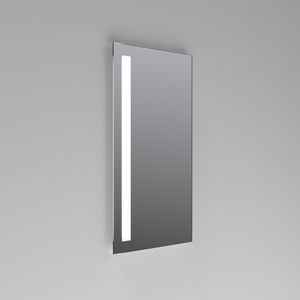miroir de salle de bain mural / lumineux / contemporain / rectangulaire
