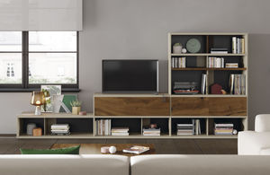ensemble TV mural contemporain 1