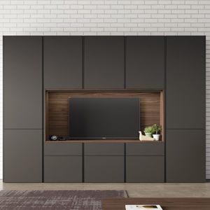 ensemble TV mural contemporain 1