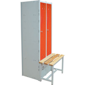 casier vestiaire en acier / pour installation sportive / sécurisé