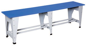 banc de vestiaire / classique / en acier