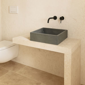 plan vasque en pierre naturelle