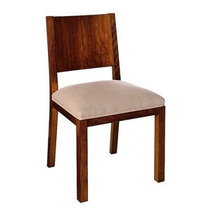 chaise contemporaine / ergonomique / en tissu / en hêtre