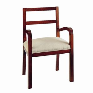 chaise contemporaine / tapissée / ergonomique / en tissu