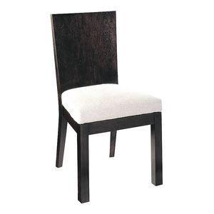chaise contemporaine / ergonomique / en tissu / en hêtre