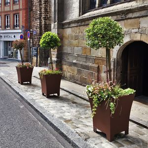 jardinière en acier corten