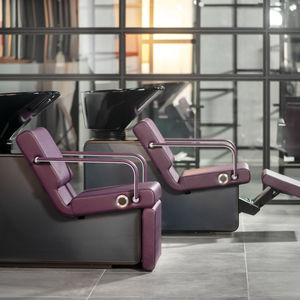 bac à shampoing avec repose-pieds 1