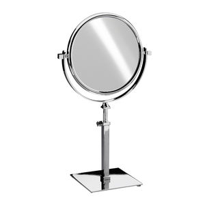 miroir de salle de bain psyché / grossissant / double face / contemporain