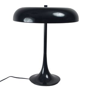lampe de table / vintage / en aluminium / en acier laqué