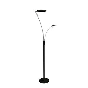 lampe sur pied / contemporaine / en acier laqué / en polyméthacrylate