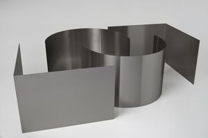 tôle métallique décorée