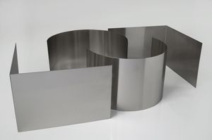 tôle métallique décorée