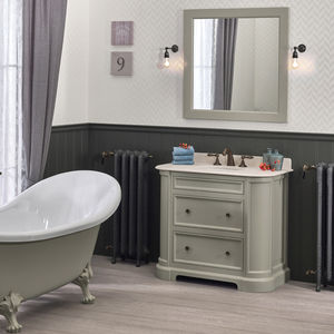 meuble de salle de bain classique / en bois / mural / avec tiroir