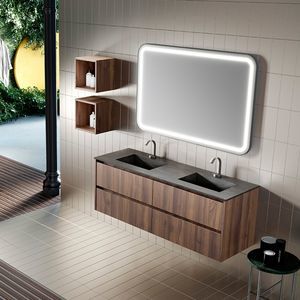 meuble vasque double