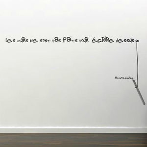 sticker mural texte