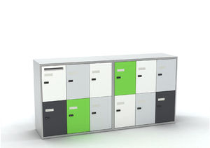 casier vestiaire en métal / à code / pour stockage
