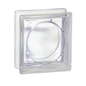 brique de verre ronde