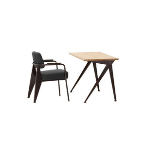 bureau en chêne / en bois massif / en noyer américain / en tôle d'acier