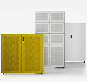 armoire de classement basse / en ABS / avec porte battante / contemporaine
