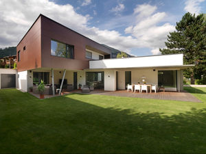 fenêtre coulissante / en bois / en aluminium / à triple vitrage