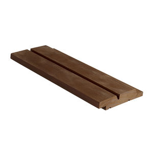 bardage en panneaux / en bois modifié / lisse / patiné