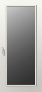 porte d'entrée / battante / en bois / en verre