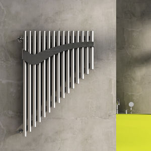 radiateur à eau chaude / en inox / design original / de salle de bain
