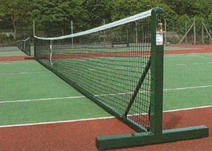 poteau pour filet de tennis