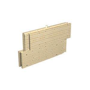 mur avec panneau modulaire / préfabriqué