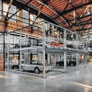système de stationnement avec plate-forme