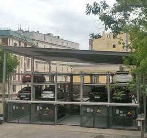 système de stationnement avec plate-forme 1
