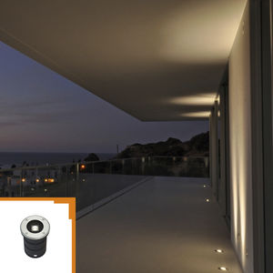 luminaire encastré / à LED / rond / d'extérieur