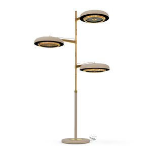 lampe sur pied / contemporaine / en aluminium / en laiton