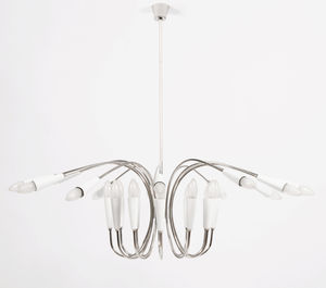 lustre contemporain / en laiton / en aluminium / fait main